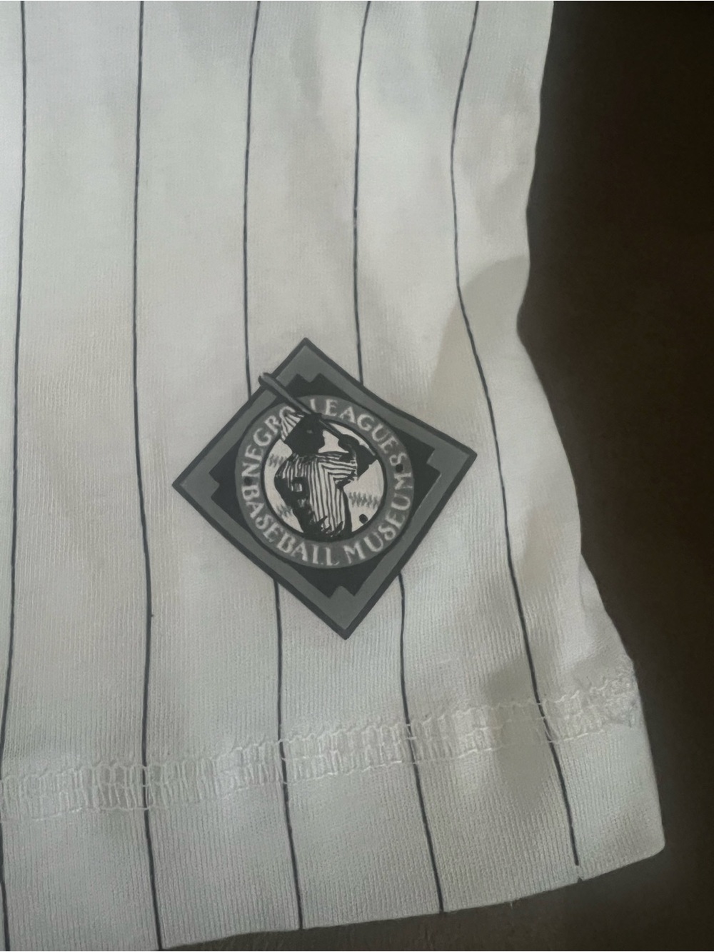 Rawlings White and Royal Blue ‘Royal Giants’ Pinstripe Baseball Tee - Picture 7 of 8